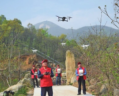 豫南首支无人机民兵分队亮相驻马店