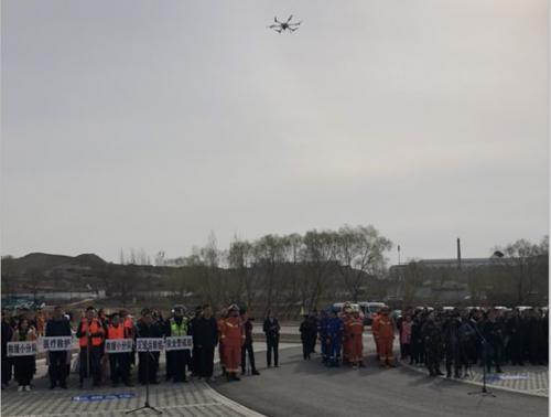 慧明捷参加甘肃省白银市2019年综合应急演练