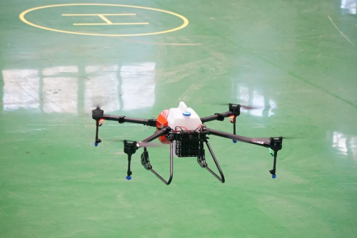 启飞联合韩国DRONETECH公司共同研发植保无人机正式落地作业！ 