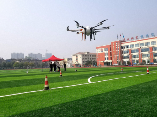 安徽矿院无人机操控训练忙