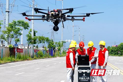 国网湘潭供电公司：无人机巡检护航电网安全