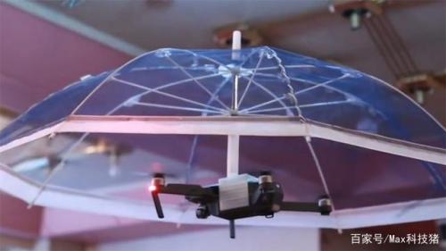 全自动悬浮雨伞，准确跟着自己的主人，没电了难道用手举？