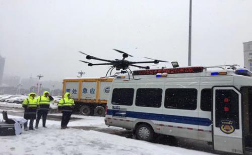 慧明捷无人机在长沙城管局的成功应用