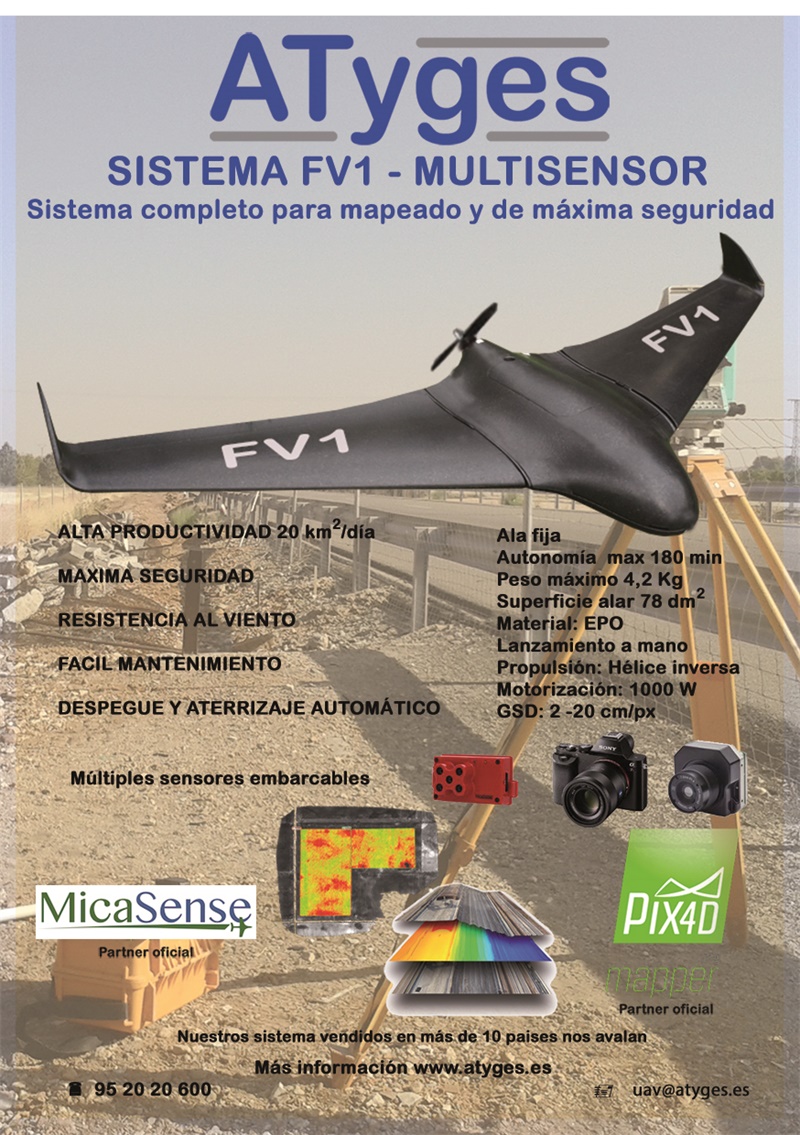 RPAS FV1固定翼无人机