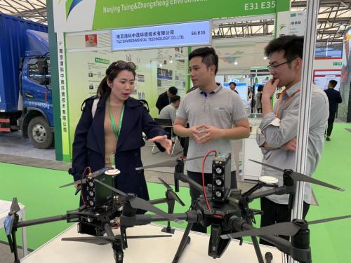 2019中国环博会上海展落幕，“无人机+灵嗅”为大气监测插上翅膀