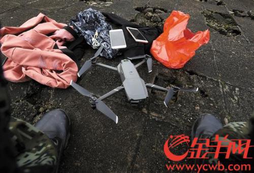 无人机深港架“飞线”走私 一晚可运上万部手机