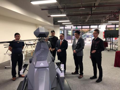 深圳无人机行业协会杨金才会长到重庆市无人机产业协会秘书处交流工作