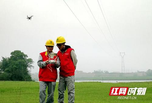 国网湘潭供电公司开展无人机特巡 确保电网汛期安全