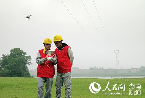 湘潭开展无人机特巡确保电网汛期安全