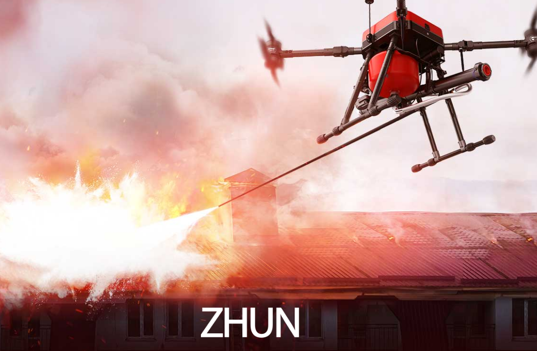 华科尔-凖多旋翼消防灭火无人机