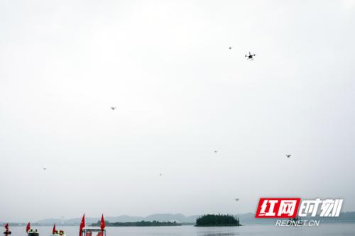 “海陆空”齐上阵 国网湖南电力举行2019年防汛应急演习