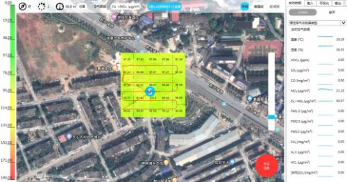 无人机巡查，监测空气质量