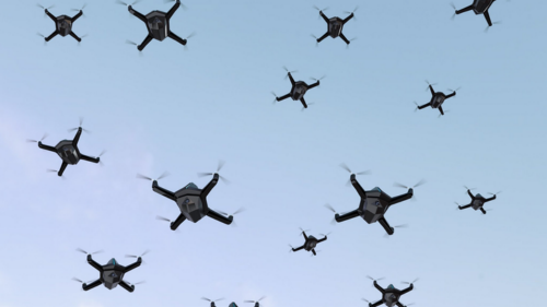 美国空军研究实验室开发自主蜂群无人机分布式战术波束成形天线