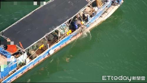 無人機空拍蒐證取締不法　海巡守護海洋漁業資源