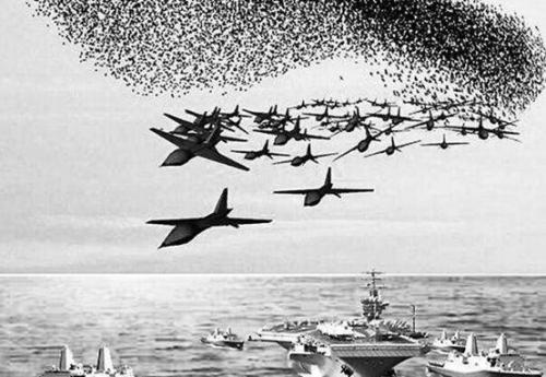 “未来战争的样子”！美军研制无人机蜂群，空战会变成科幻大片？ 