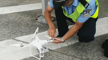 珠海无人机全市严打违法行为，不文明司机无处遁形
