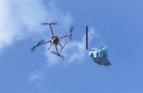 SANBS展示了一款救生无人机