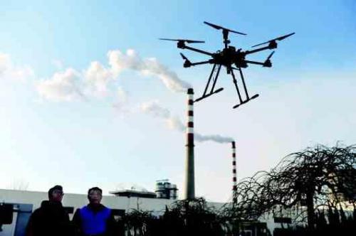 环保无人机+传感器在大气环境监测应用的优势