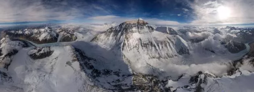 无人机眼里的珠穆朗玛峰
