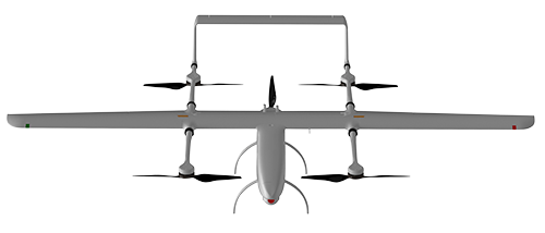 垂直起降固定翼无人机KWT-GM360-H油电混动电动双版本