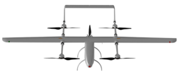 垂直起降固定翼无人机KWT-GM360-H油电混动电动双版本