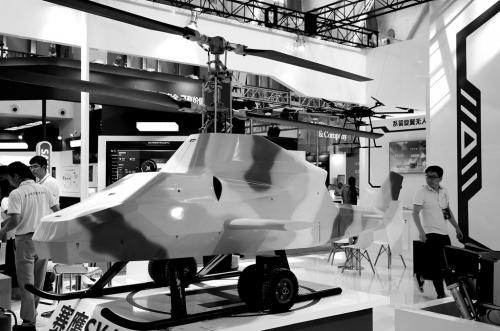 大载荷无人机赛鹰SY450H日前亮相京城某展会