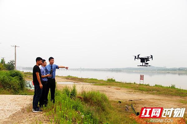 株洲天元检察：无人机“验收”70万吨砂石整改情况