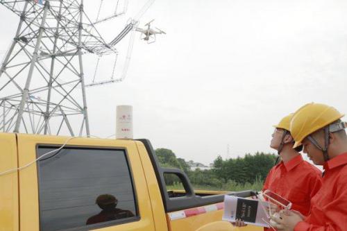 金华电网首次运用 “5G+无人机” 进行线路巡检