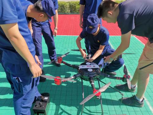 包头消防救援支队开展无人机强化训练 