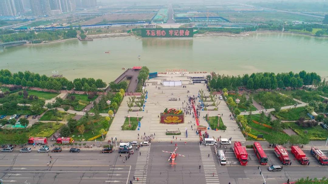 河南省举行防汛应急救援综合演练，科卫泰无人机编队上阵！