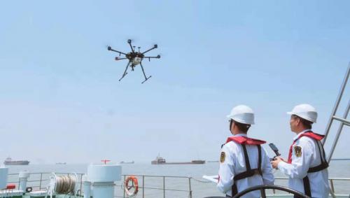 海上新增无人机警察，一周查处2艘违规用油船舶