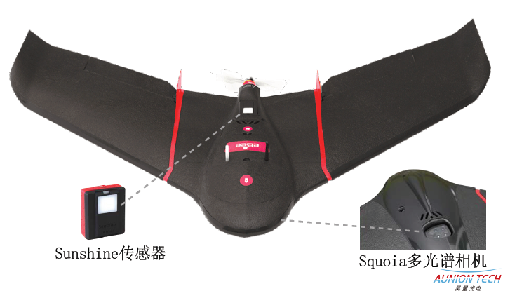 Sequoia多光谱 +eBee SQ 固定翼无人机整体方案