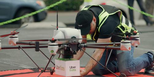 UberEats测试城市环境下无人机送餐系统