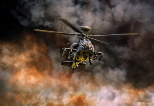 沙特出动阿帕奇后，胡赛武装祭出无人机反击，战场瞬间呈现一边倒