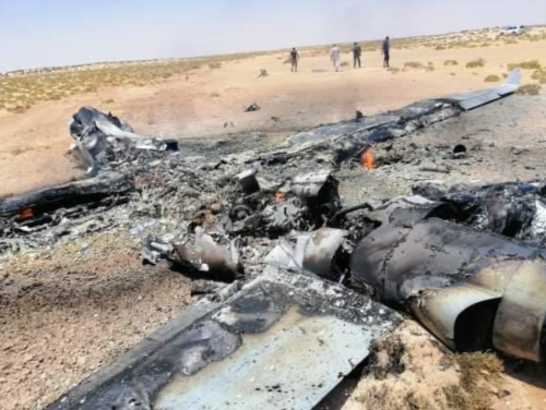 利比亚政府军疑似击落一架中国产翼龙II无人机