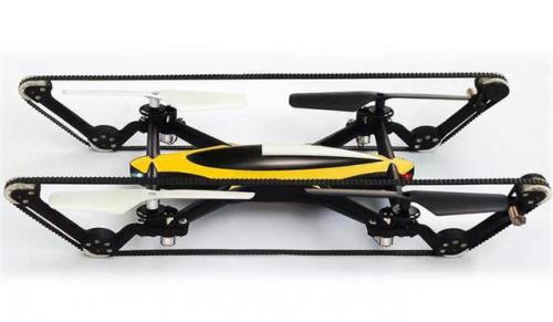 国外牛人研发能飞能跑的无人机，只需一键就能自由切换，太酷了 