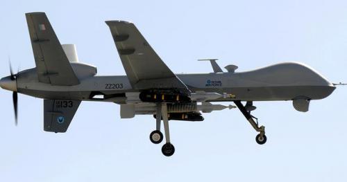 MQ-9“收割者”无人机有6个武器挂架 