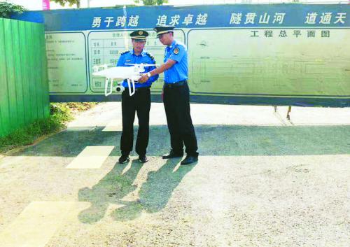 无人机助力城管巡查