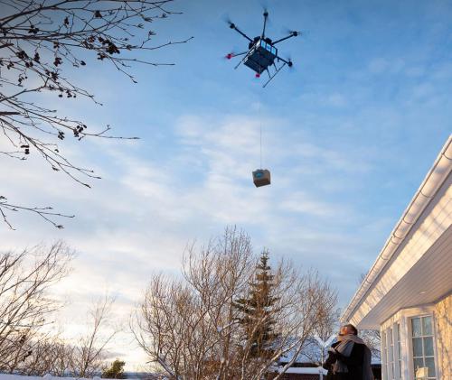 采用无人机快递食物，老美已经走在前面了！