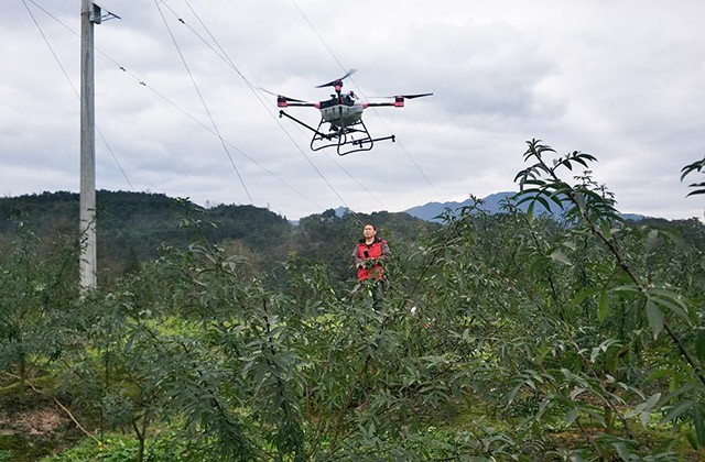 【新闻特写】无人机“展翅”帮扶村