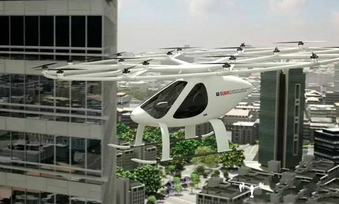 美媒：中国可能首先实现无人机载客