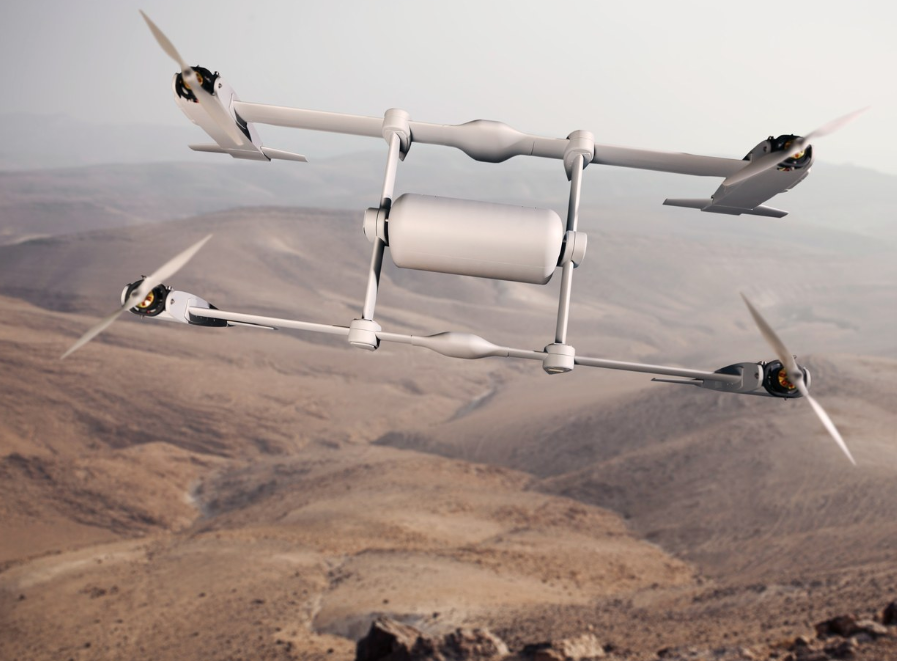 设计精巧：贝尔公司发布新款物流无人机