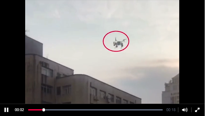 福建莆田交警利用无人机抓拍交通违法，今年已查处两千多起