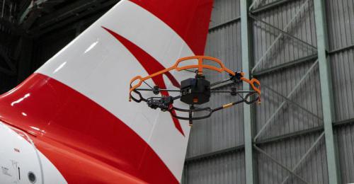 奥地利航空公司开始采用无人机技术检查飞机的油漆和结构损坏情况