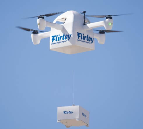 宅男宅女之“怒递症"从此不治而愈！看看Flirtey无人机是如何做到10分钟便从天而降的？
