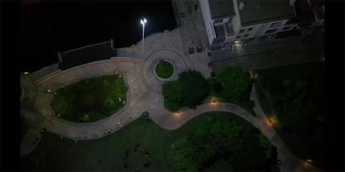 无人机夜间照明作用不可估量！-万里行走进极客桥