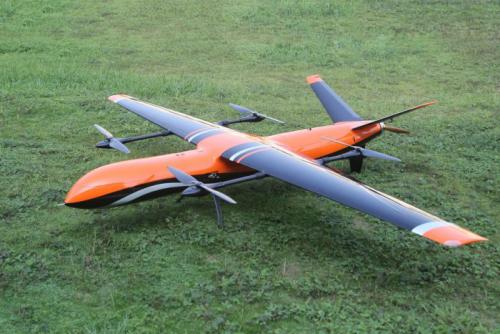 氢动力垂直起降无人机对外展示 持续飞行时间长达15小时 