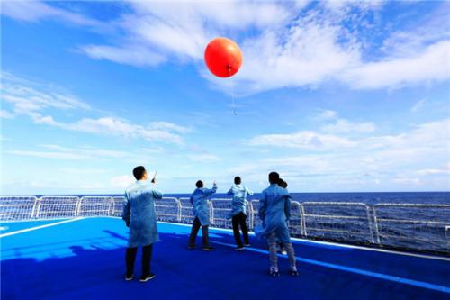 使用无人机替代气球 远望3号船试验海上标校新手段