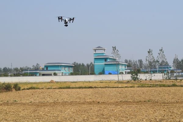 网格化+无人机 海城全方位布控秸秆禁烧网