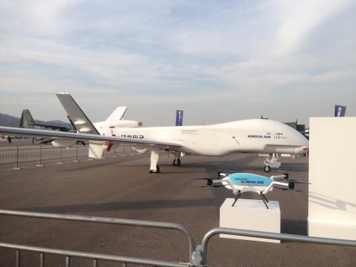 韩国防务展多款自研无人机亮相 隐形无人机亮相 